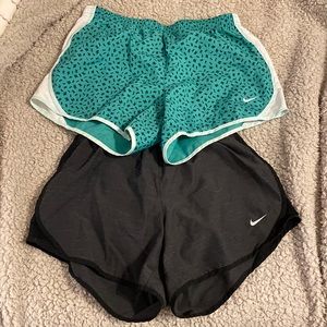 2 PAIR SET of Kids Large Nike Athletic Shorts